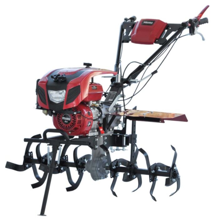 Культиватор BRADO GT-850SX (8 л.с., без ВОМ, пон.пер, 3+1, капот+фара) (необходимо добавить колёса) 