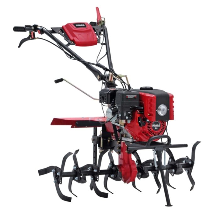 Культиватор BRADO GM-850SL (8 л.с., без ВОМ, пон.передача, 3+1, ФАРА + КАПОТ, без колёс) 