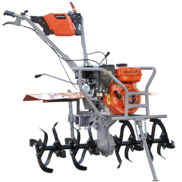 Культиватор SKIPER GT-850SB (8 л.с., без ВОМ, пон.пер,3+1, кенгурятник) (необходимо добавить колёса) 