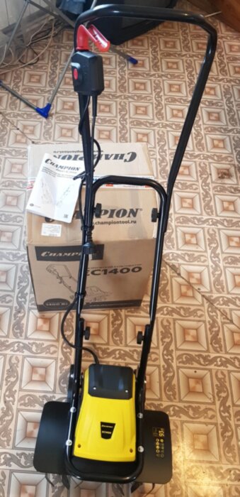 ЭЛЕКТРИЧЕСКИЙ КУЛЬТИВАТОР CHAMPION EC1400