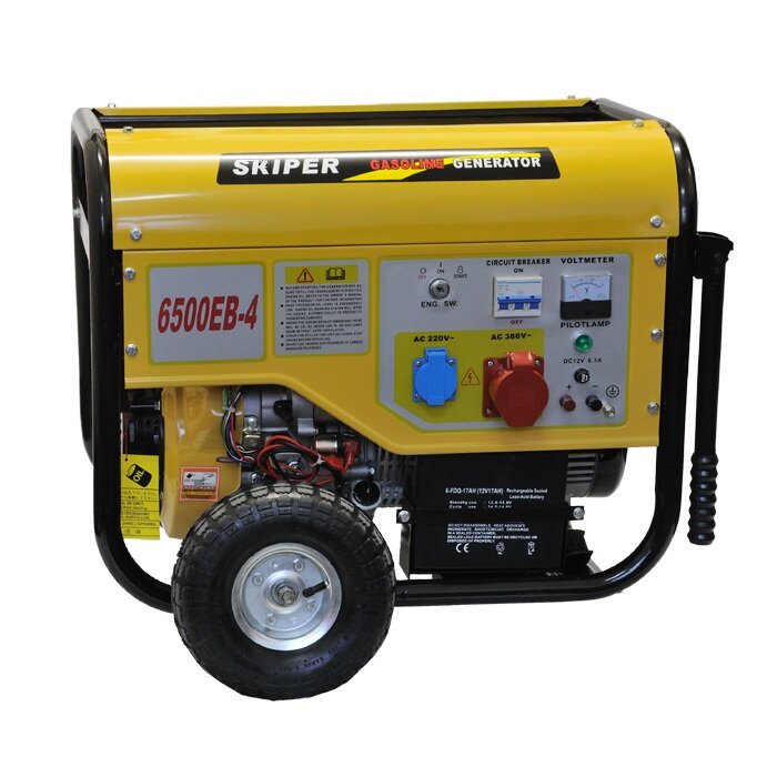 Бензогенератор (электростанция) Skiper LT6500EB-4