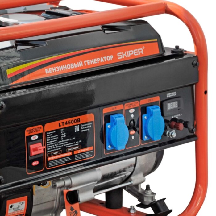 Бензогенератор (электростанция) Skiper LT4500B
