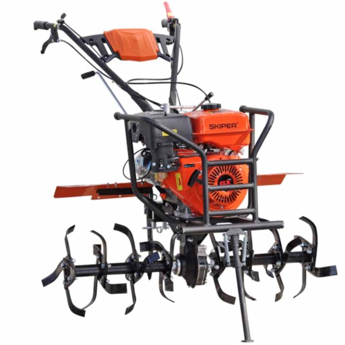 Культиватор SKIPER GT-1000SB (10 л.с, без ВОМ, пон.пер, 3+1,кенгурятник)(необходимо добавить колёса) 