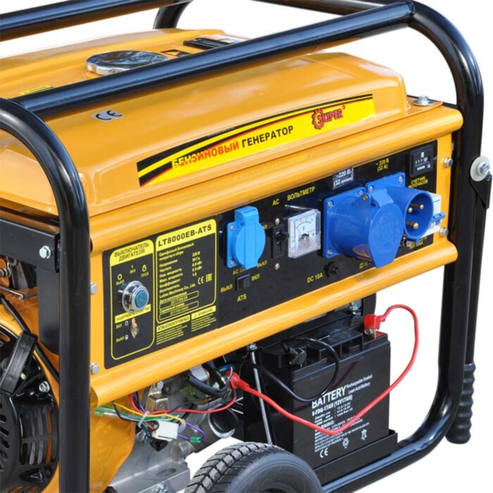 Электростанция (бензогенератор) SKIPER LT8000EB-ATS 