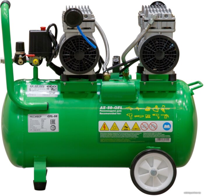 Компрессор безмасляный ECO AE-50-OF1